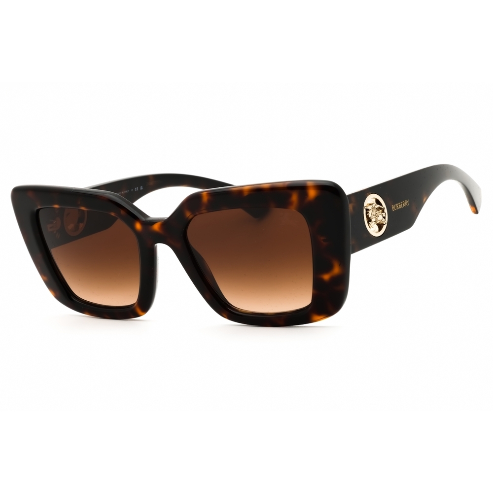 NWT Burberry 0BE4476-300274 Dark Havana Cat Eye 51mm Sunglasses